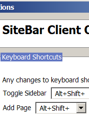 Firefox Extension Keyboard Shortcuts